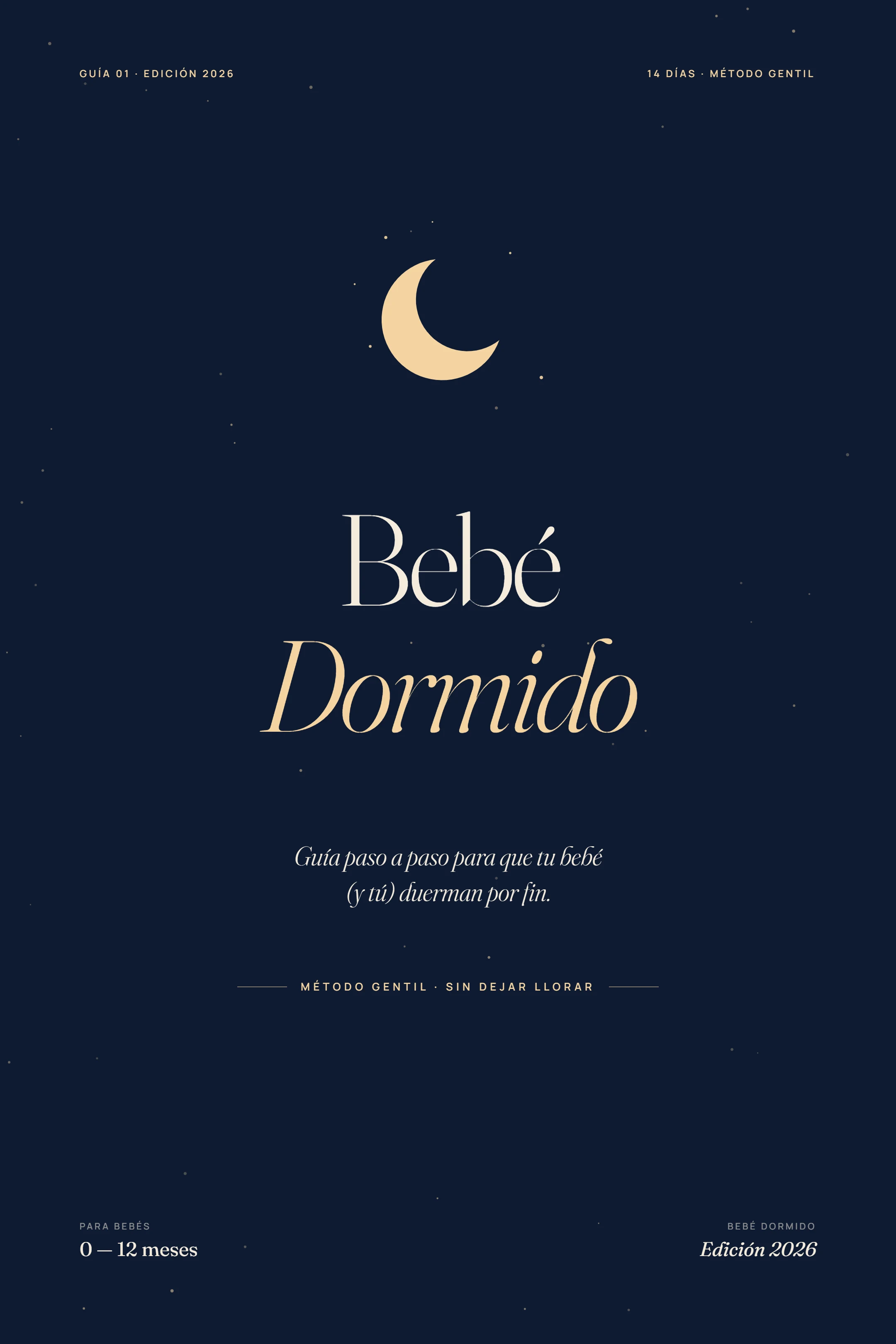 Bebé Dormido — Guía de 14 noches · Portada